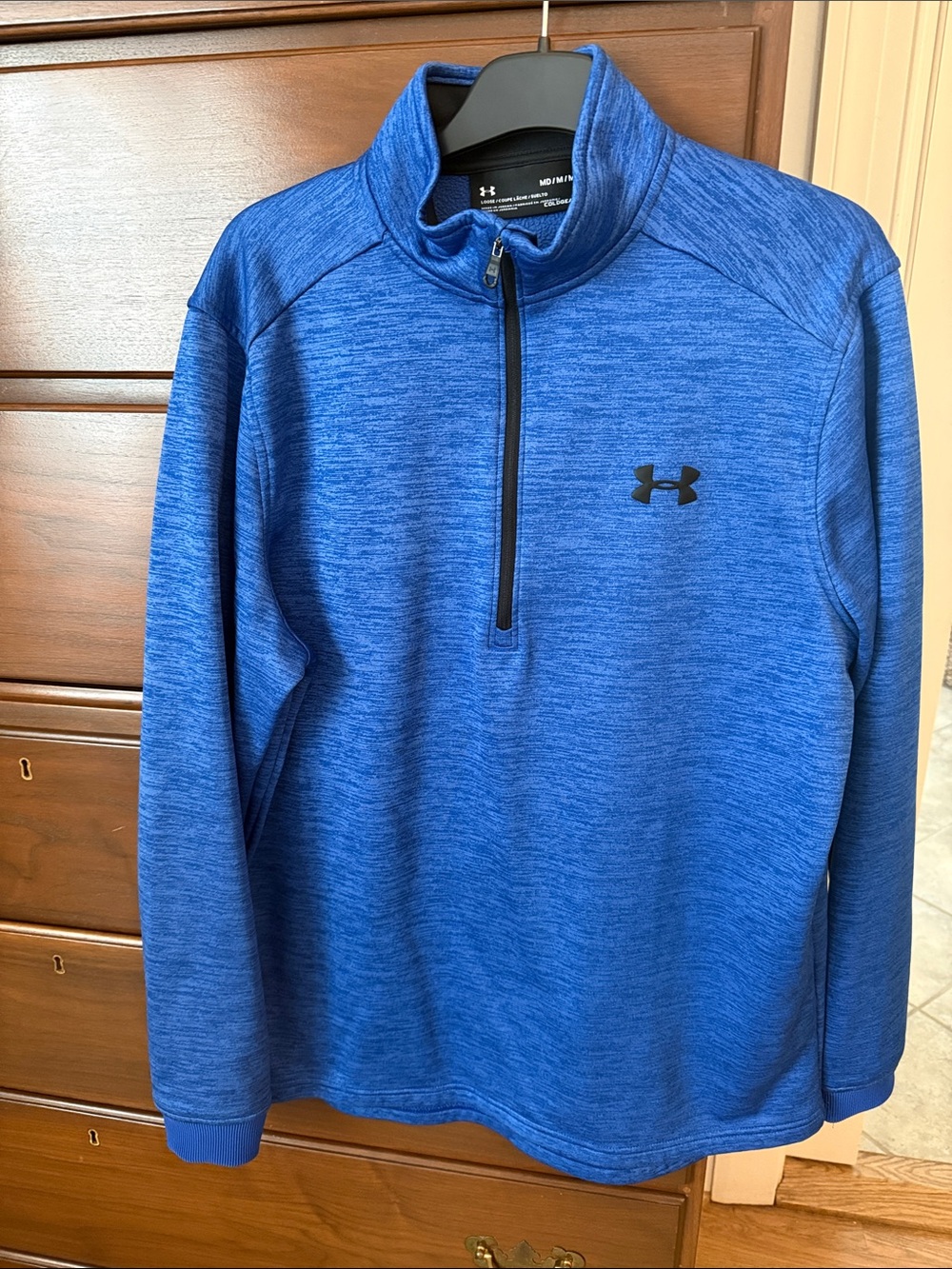 Under Armour Men's Royal Blue Quarter-Zip Performance Jacket